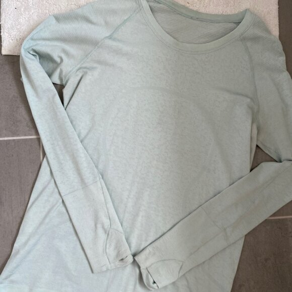 Lululemon Swiftly Tech Long-Sleeve Shirt Hip Length Size 10 - Picture 3 of 7